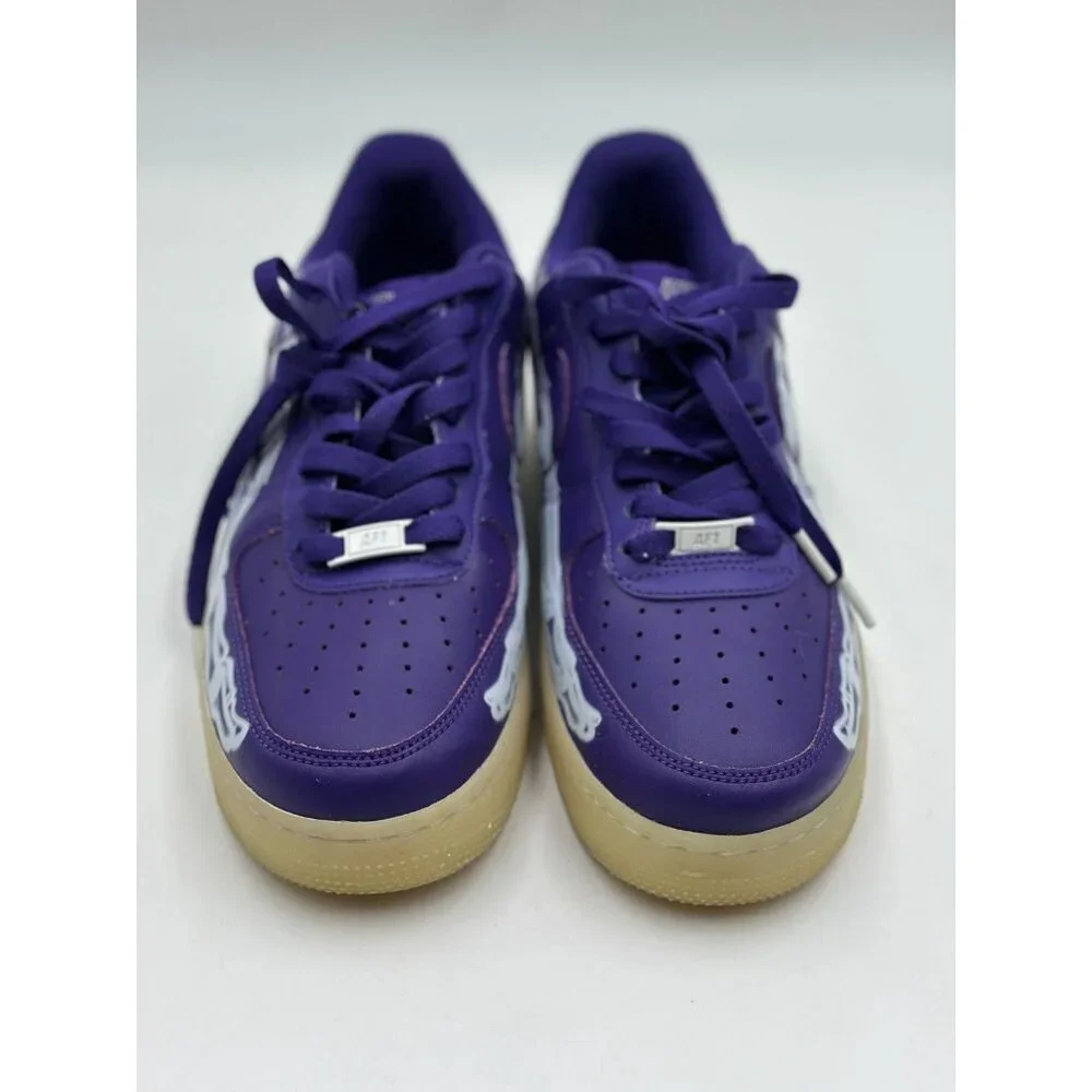 Nike Shoes Air Force 1 Low '07 QS Purple Skeleton Size 9 CU8067-500